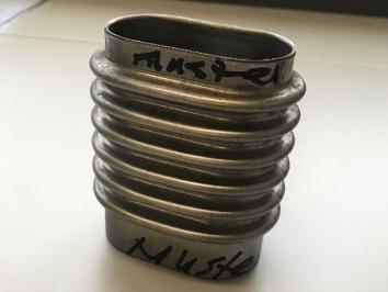 Edelstahl-Kompensatoren für Hochspannungsstation 380 kV in Antwerpen / Belgien