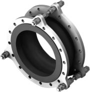 Typ A1T (mit Verankerung) - Gummi-Kompensator | 3D Ansicht